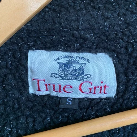 True Grit Fleece 1/2 Zip Pullover Sweater Jacket